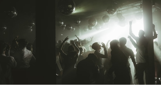 dancing Dancing in a club